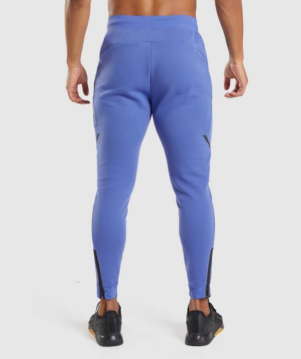 Panske Joggers Gymshark Apex Technical Modre | NU6350271